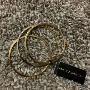 Rebecca Minkoff _Bangle set with Pave stones